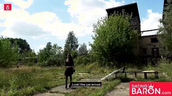 Gothic Doreen Takes a Hard Cock in Muddy Amateur Reality