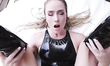 SecretCrush4K: Ash-Blonde Bae Takes Rigid Smashing in Rubber Boots