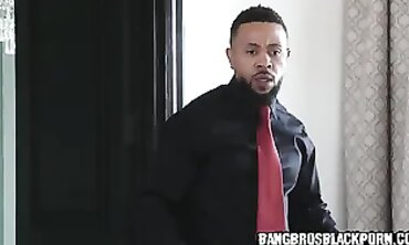 Cute African Teen Caught Masturbating by Stepdad