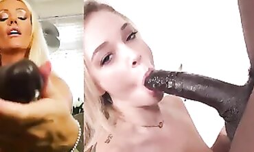 Bondaged Blonde Babe Talks About Her Favorite BBC Porn Scenes