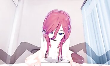 Miku Nakano 3D Hentai Animation