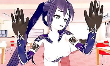 Mona Genshin Impact 3D Hentai Blowjob and Creampie