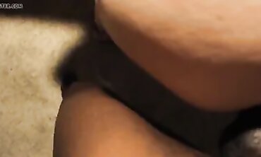 Phat GILF Booty: Mild Brunette Anal with BBC