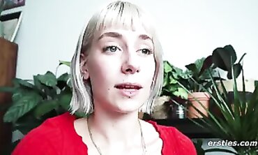 Beauty Plays With Her Shaved Pussy