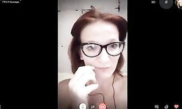 Luba Baranova in a Russian POV Webcam Shower Scene