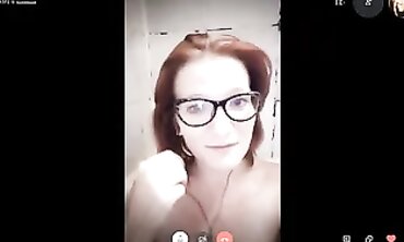 Luba Baranova in a Russian POV Webcam Shower Scene