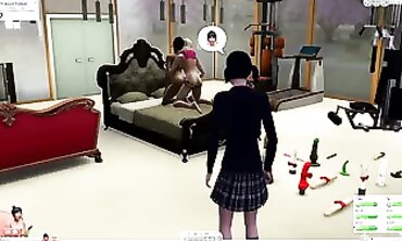 Sims 4: Steamy Barely Legal Senior Anal & Rough Sex