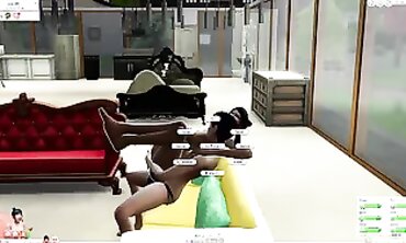 Sims 4: Steamy Barely Legal Senior Anal & Rough Sex