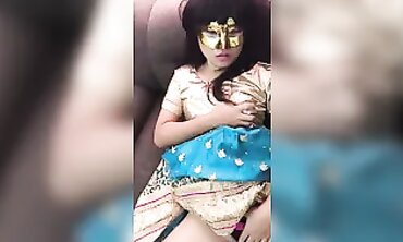Desi MILF Step-Mom Masturbates in Panties