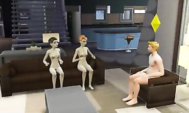Disney Queens Gangbang in Animated PC Gameplay