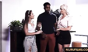 Cougar and Step-Daughter-In-Law Compete for Black Dick