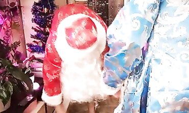 Rough Sex with Old Saint Nick - Christmas Porn Parody