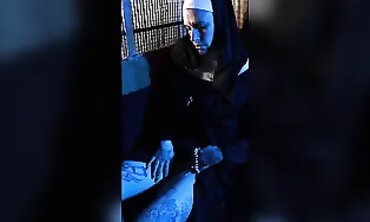 Teaser: Priest Bangs Knuckles Gagged by Two Nuns