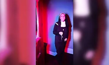 Teaser: Priest Bangs Knuckles Gagged by Two Nuns
