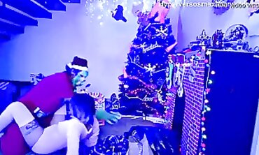 Latina Grinch Parody: Hardcore Squirting and Creampie