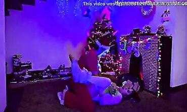 Latina Grinch Parody: Hardcore Squirting and Creampie