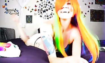 POV Close-Up: Gaping Crevasse and Ahegao with Dildos