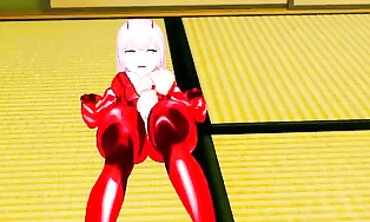 Darling in the Franxx Zero Two Cosplay Gets Creampie
