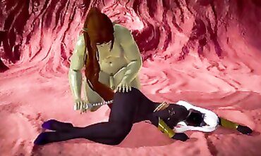 Futa Orc Impales Martian Princess Tyrahnee in 3D Hardcore Anal