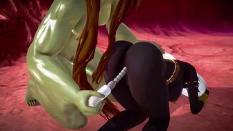Futa Orc Impales Martian Princess Tyrahnee in 3D Hardcore Anal
