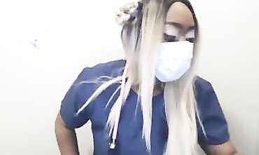 Point Of View - Role Play Scenario: Big-Titted Asian Nurses Surprises Patient With Sex