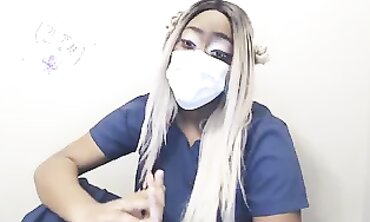 Point Of View - Role Play Scenario: Big-Titted Asian Nurses Surprises Patient With Sex