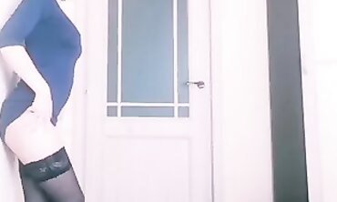 Office Secretary with Big Tits Uses Toys for a Solo Orgasm