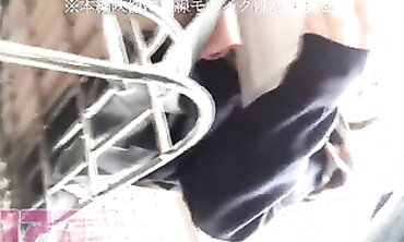 Japanese Amateur Senior in School Uniform Makes Love During Car Wait