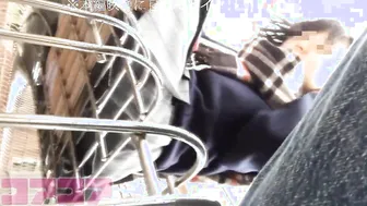 Japanese Amateur Senior in School Uniform Makes Love During Car Wait