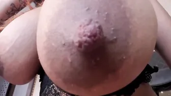 CamBae's Mega-Nipples - Closeup POV Big Boobs Massage