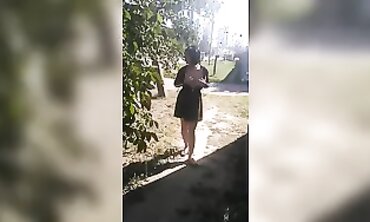 VikkiSexy's First Time Going Commando on the Street