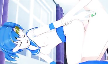 Sailor Jupiter Strap-Ons Sailor Mercury in Lesbian Hentai