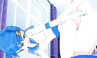 Sailor Jupiter Strap-Ons Sailor Mercury in Lesbian Hentai
