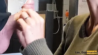 French Milf Gulp: Amateur Blowjob With Lipstick Finish