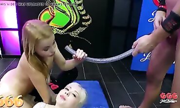 Cherry English & Rebecca Black's Golden Shower Orgy