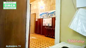 VikkiSexy Enjoys Public Webcam Fun with Strangers at Work