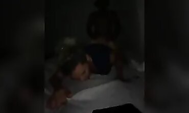 Hot Blonde MILF Gives Sensual Massage to Hunk in Bathroom