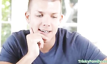 Petite Latina Step-Sister Izzy Bell Gets Roughly Filled