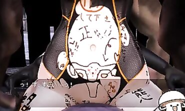 MMD Cosplay Orgy: Busty Girl Pounded by Pig Stud in Public