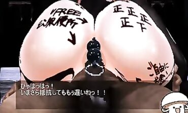 MMD Cosplay Orgy: Busty Girl Pounded by Pig Stud in Public