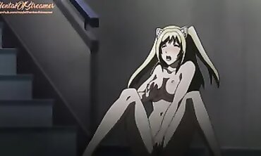 Uncensored Hentai: Creampie in Cute Anime Babe's Pussy