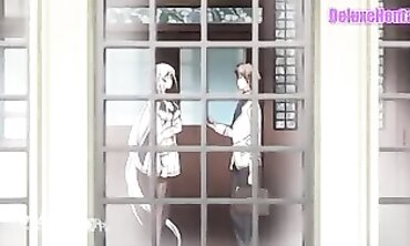 Uncensored Anime Blonde Knight in Stockings Gets Creampie