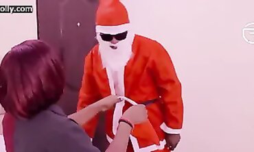 Ebony Amateur Gets Scorching Christmas Surprise