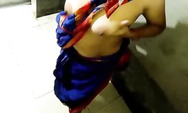 Sonali Gets Fucked in the WC with Cum on Her Boobs