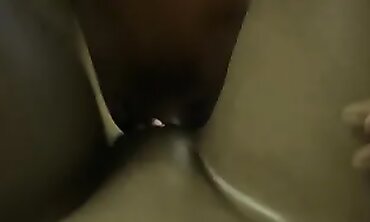 Ebony Trap Swallows and Creampie in Animated Interracial Blowjob