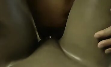 Ebony Trap Swallows and Creampie in Animated Interracial Blowjob