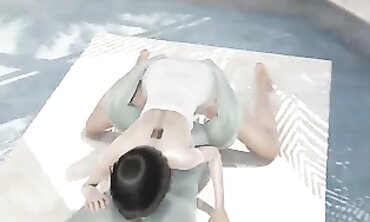 Anime Monster Surprise in the Bathtub Mansion