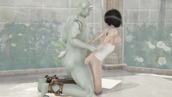 Anime Monster Surprise in the Bathtub Mansion