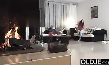Sugar Father Bangs Step-Daughter-in-Law in Hardcore Deep Throat Action