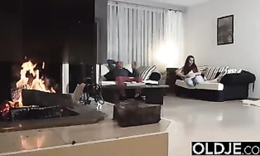 Sugar Father Bangs Step-Daughter-in-Law in Hardcore Deep Throat Action